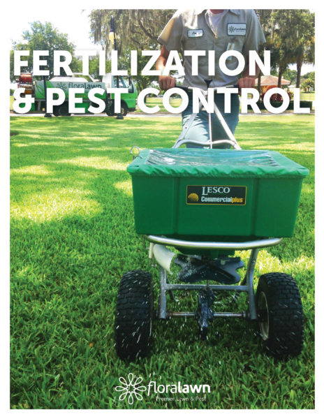 Fertilization and Pest Control Flyer - Floralawn