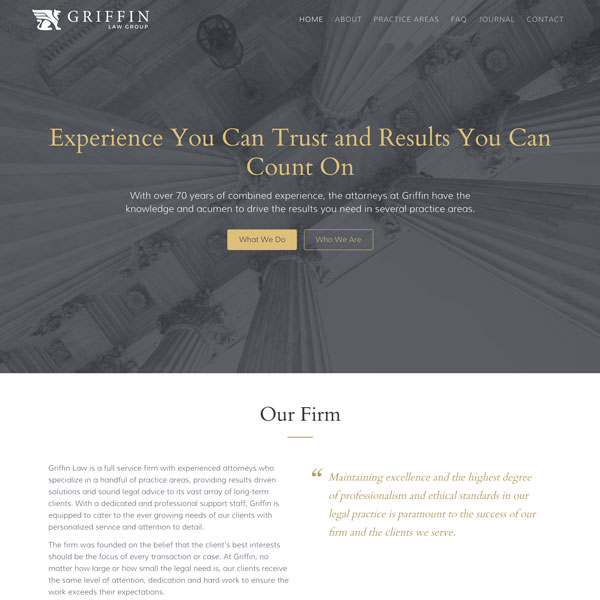 Website Template - Griffin - Legal Law
