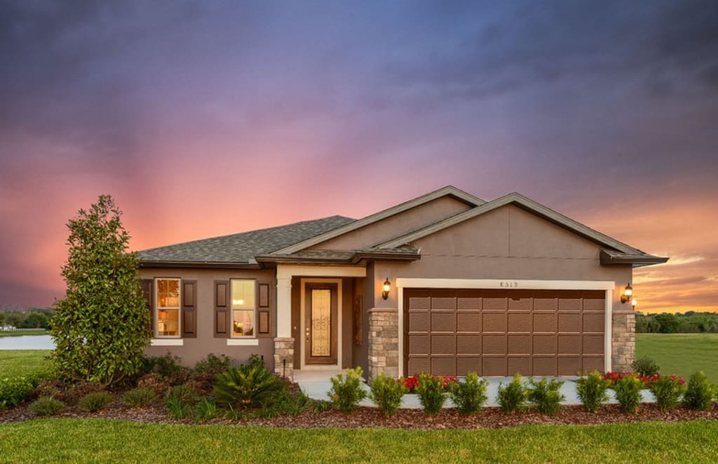 Centex-Orlando-Florida-Fountain-Park-Canopy-Exterior-Twilight